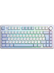 Aula F75 Mavi RGB %75 TKL Gray Switch Kablolu/Kablosuz Mekanik Oyuncu Klavyesi