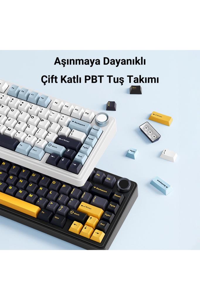 Aula F75 RGB TKL Nimbus V3 Switch Kablolu/Kablosuz Mekanik Oyuncu Klavyesi