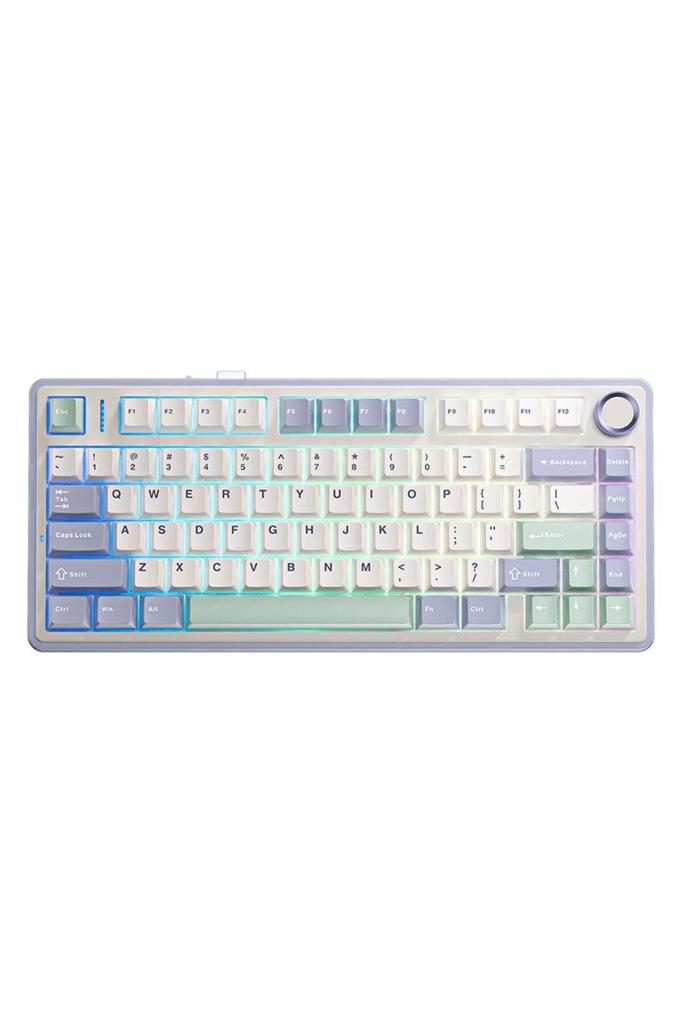 Aula F75 Bej RGB %75 TKL Gray Switch Kablolu/Kablosuz Mekanik Oyuncu Klavyesi Outlet