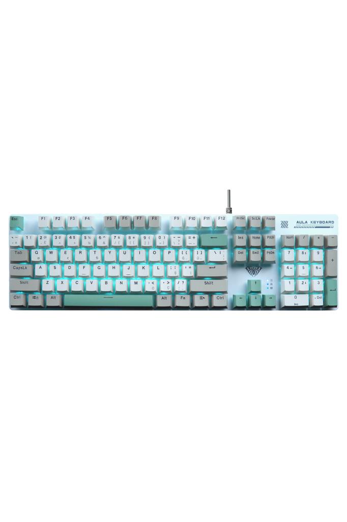 Aula S500 RGB %100 Brown Switch Kablolu Mekanik Oyuncu Klavyesi Outlet