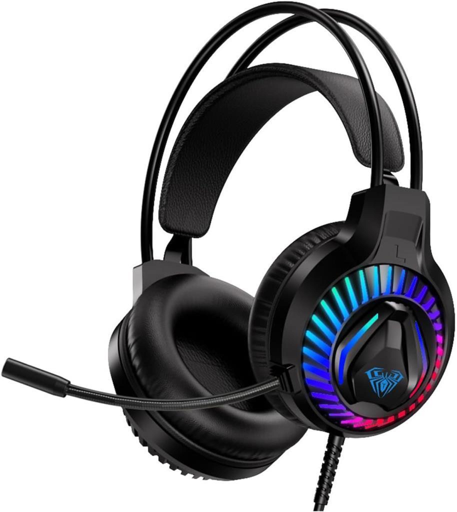 Aula S605 RGB USB Kablolu Kulak Üstü Oyuncu Kulaklığı - OUTLET