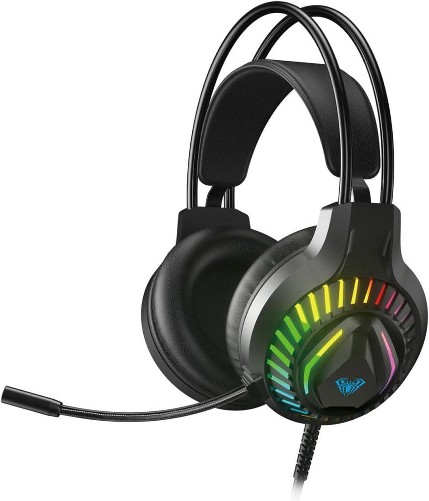 Aula S605 RGB USB Kablolu Kulak Üstü Oyuncu Kulaklığı - OUTLET