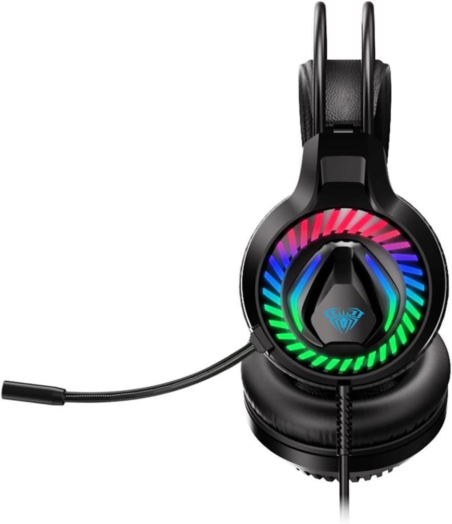 Aula S605 RGB USB Kablolu Kulak Üstü Oyuncu Kulaklığı - OUTLET