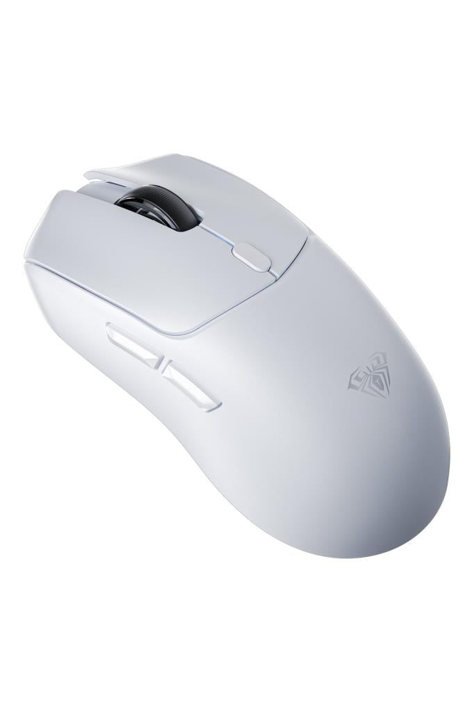Aula SC580X LightWeight Beyaz Şarjlı Makrolu Ergonomik Optik Kablolu/Kablosuz Oyuncu Mouse Teşhir