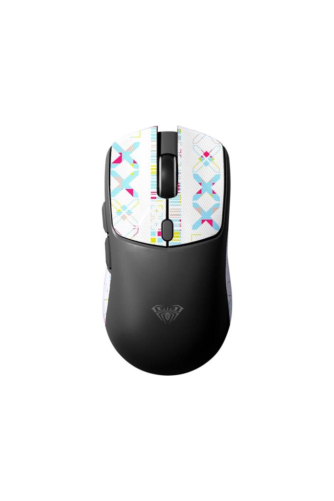 Aula SC580X Lightweight PAW3311 Sensör 10000 DPI 1000Hz Kablolu ve Kablosuz Gaming Oyuncu Mouse Siyah