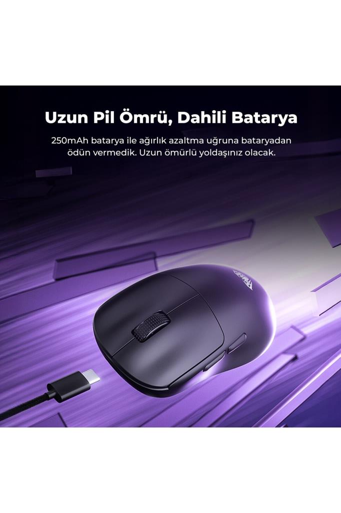 Aula SC800 Lightweight Siyah Optik Kablolu/Kablosuz Oyuncu Mouse Teşhir