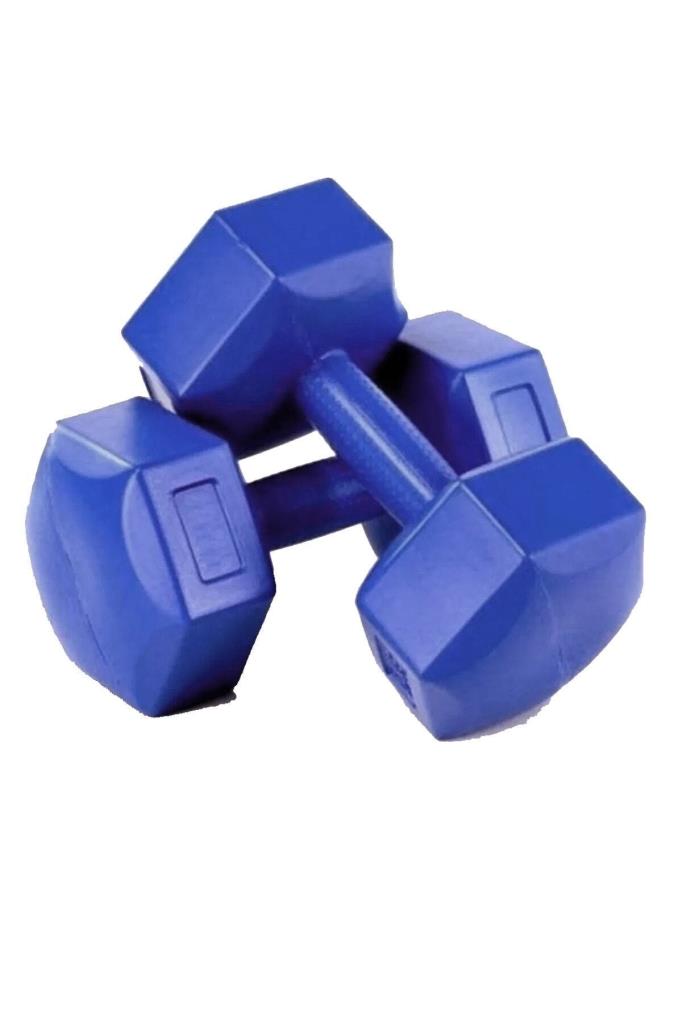AVESSA Mavi Scucs 10 Kg Dambıl Set (2 Adet - Toplam 20 kg) - TEŞHİR