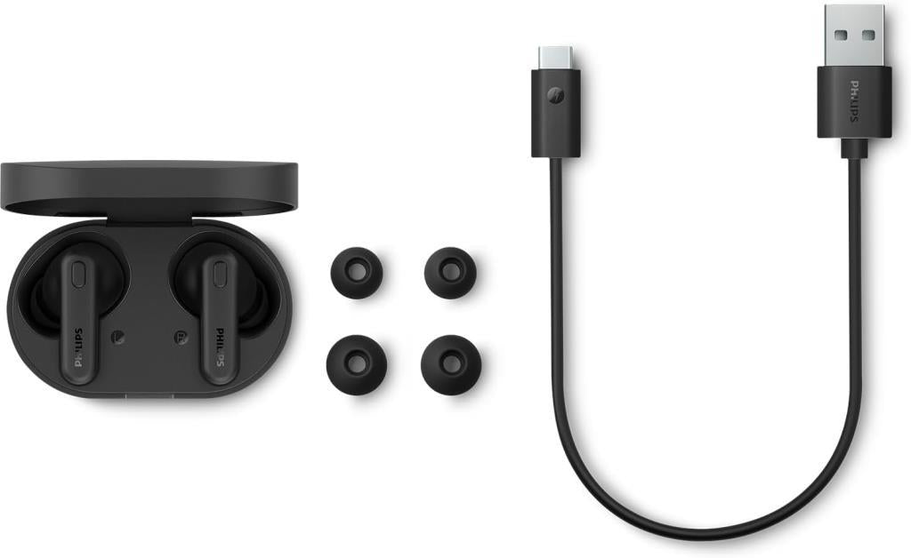 Philips TAT1108BK TWS Siyah Kulak İçi Bluetooth Kulaklık Teşhir