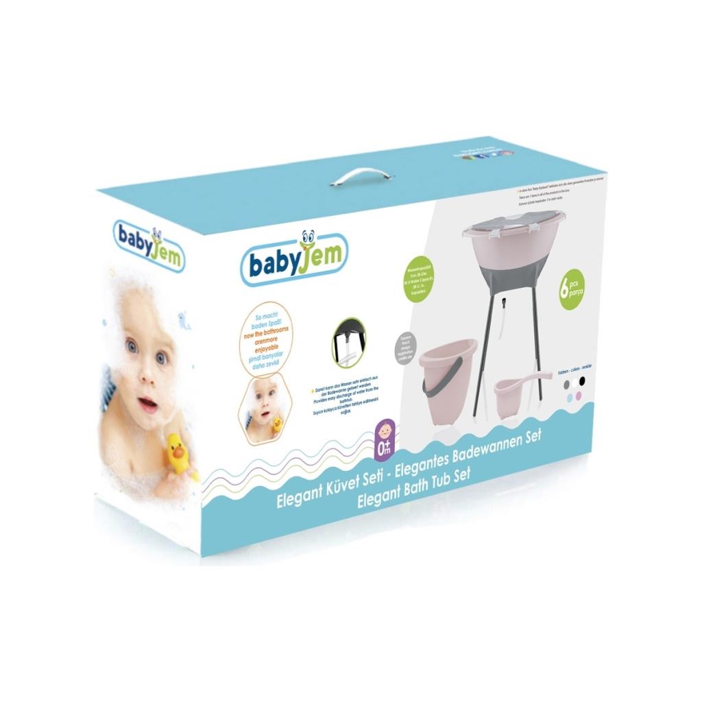 Babyjem Elegant Küvet Seti Turkuaz Outlet
