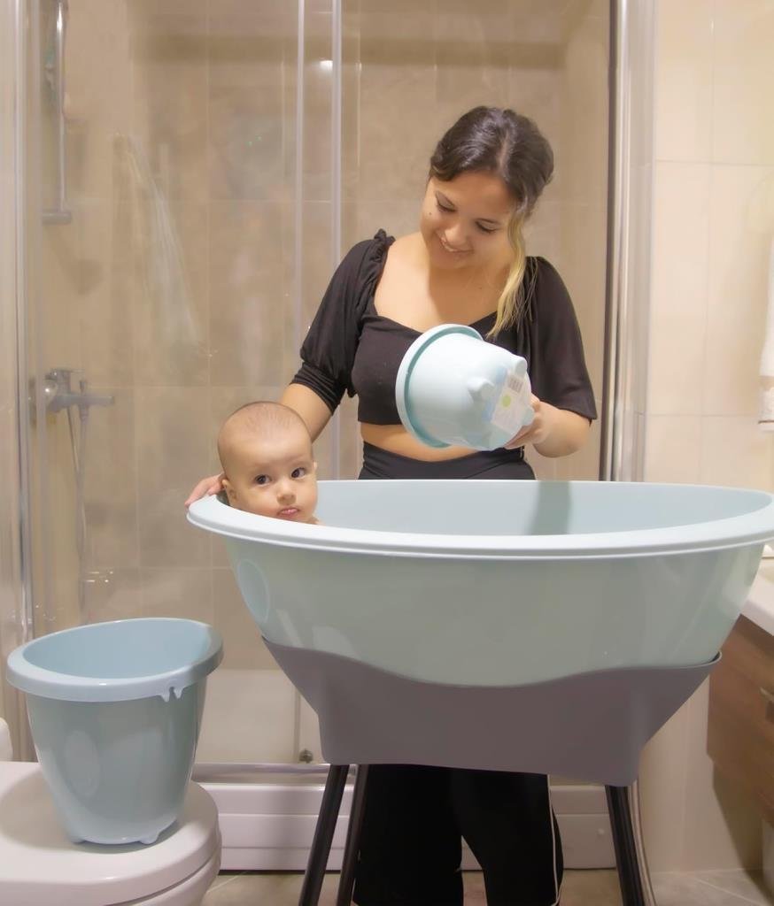 Babyjem Elegant Küvet Seti Turkuaz Teşhir