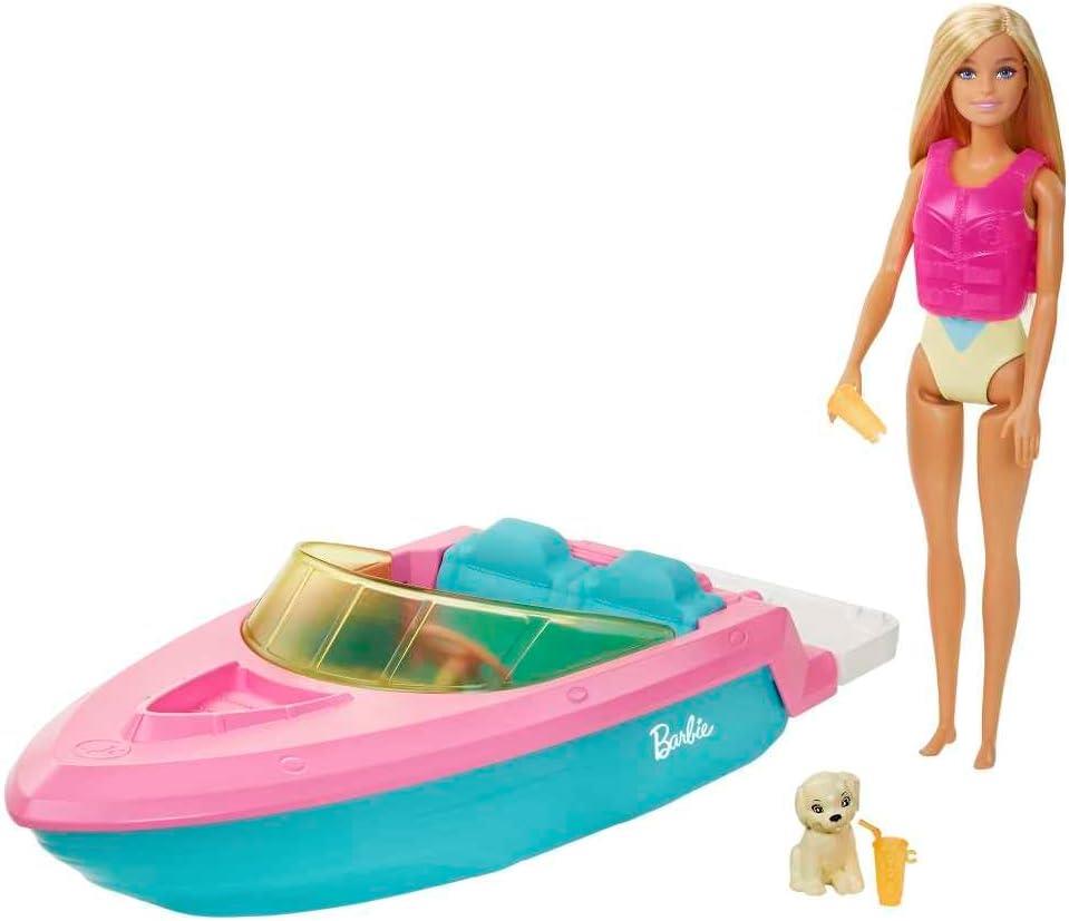 Barbie ve Sürat Teknesi Oyun Seti GRG30 Outlet