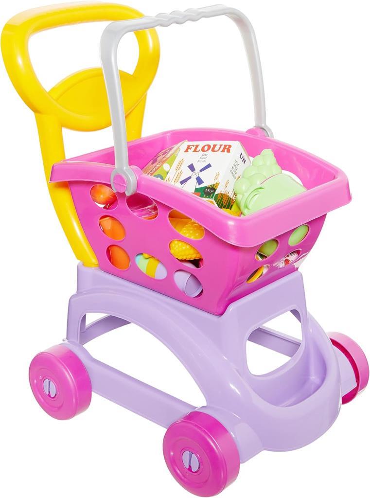 Barbie Sepetli Market Arabası 01972 Teşhir