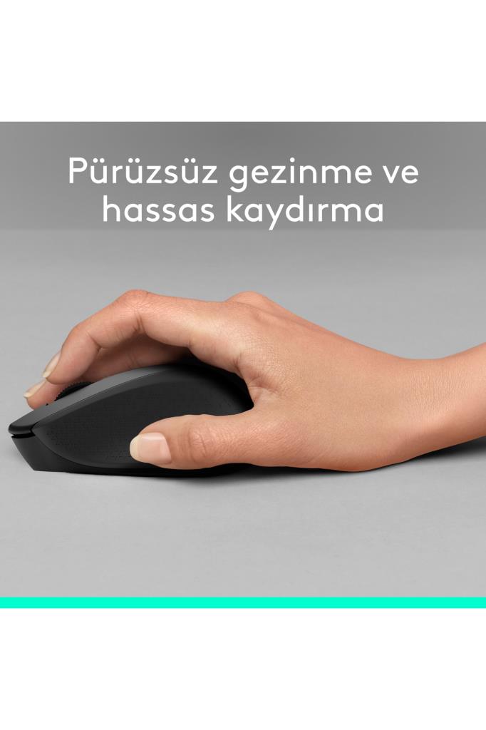 Logitech M330 Silent Plus 910-004909 Siyah Sessiz Optik Kablosuz Mouse Outlet