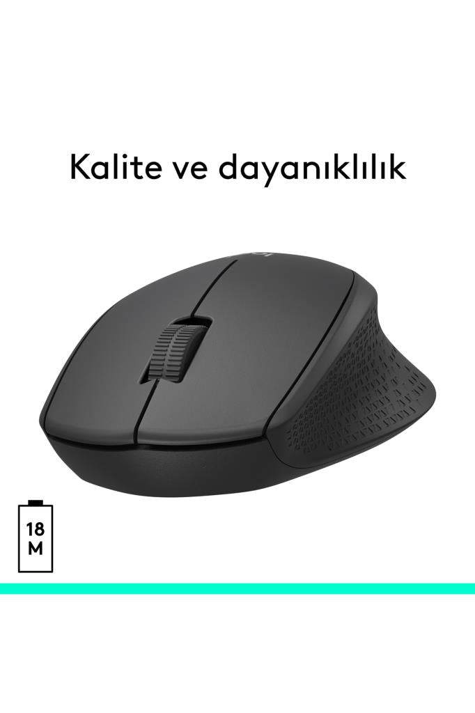 Logitech M330 Silent Plus 910-004909 Siyah Sessiz Optik Kablosuz Mouse Outlet