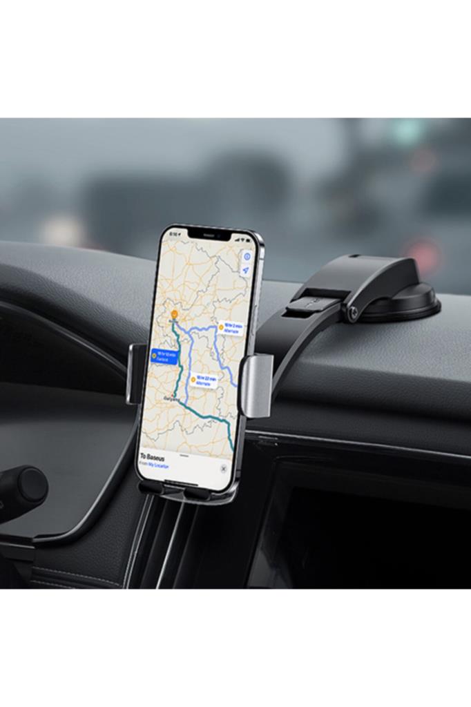 Baseus 2 In1 Torpido Üstü Ve Havalandırma Araç Içi Telefon Tutucu Siyah - TEŞHİR