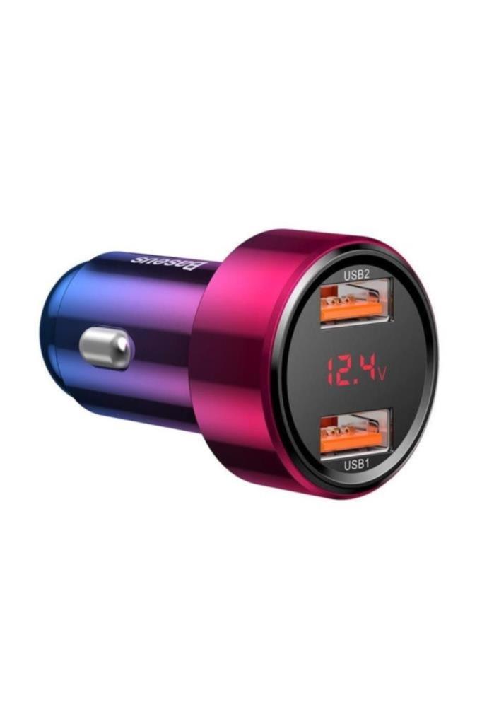 Baseus 45w Hızlı Şarj 4.0,3.0 Dual Usb Çıkışlı Araç Şarj Başlık Outlet