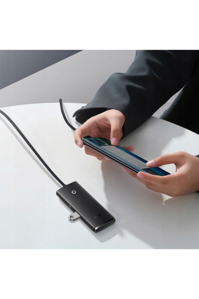 Baseus 4in1 USB Çoğaltıcı 4 Portlu USB To USB 3.0 Hub Adaptör Çoklayıcı 25CM 5gbps Iletim - TEŞHİR