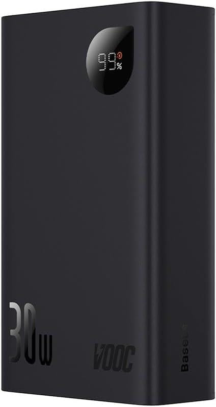 Baseus Adaman 2 Vooc Edition Siyah 20000 mAh Hızlı Şarj Powerbank Teşhir
