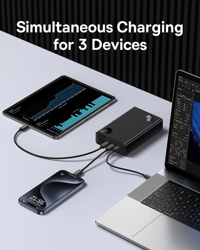Baseus Adaman Overseas Edition 24000 mAh Hızlı Şarj Powerbank - Teşhir