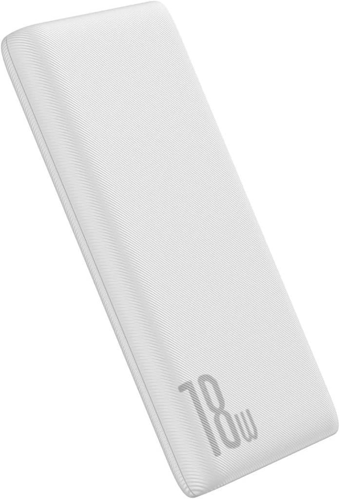 Baseus Bipow 18W White 10000mAh Fast Charging Powerbank - Outlet