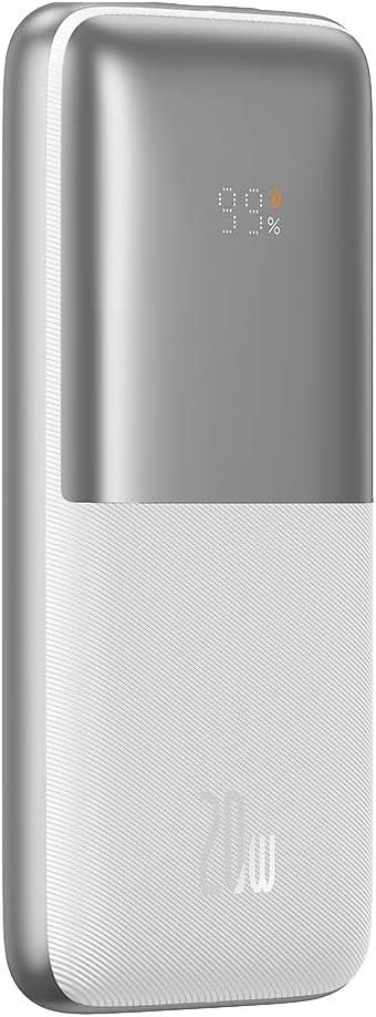Baseus Bipow Pro Overseas 10000 mAh 20W Digital Display Powerbank White Display 