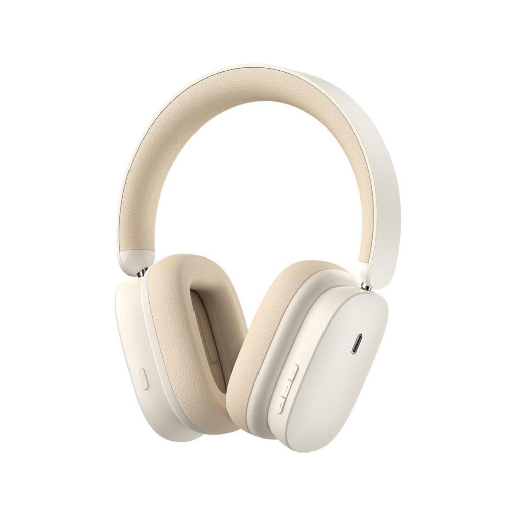 Baseus Bowie H1 ANC Beyaz Kulak Üstü Bluetooth Kulaklık