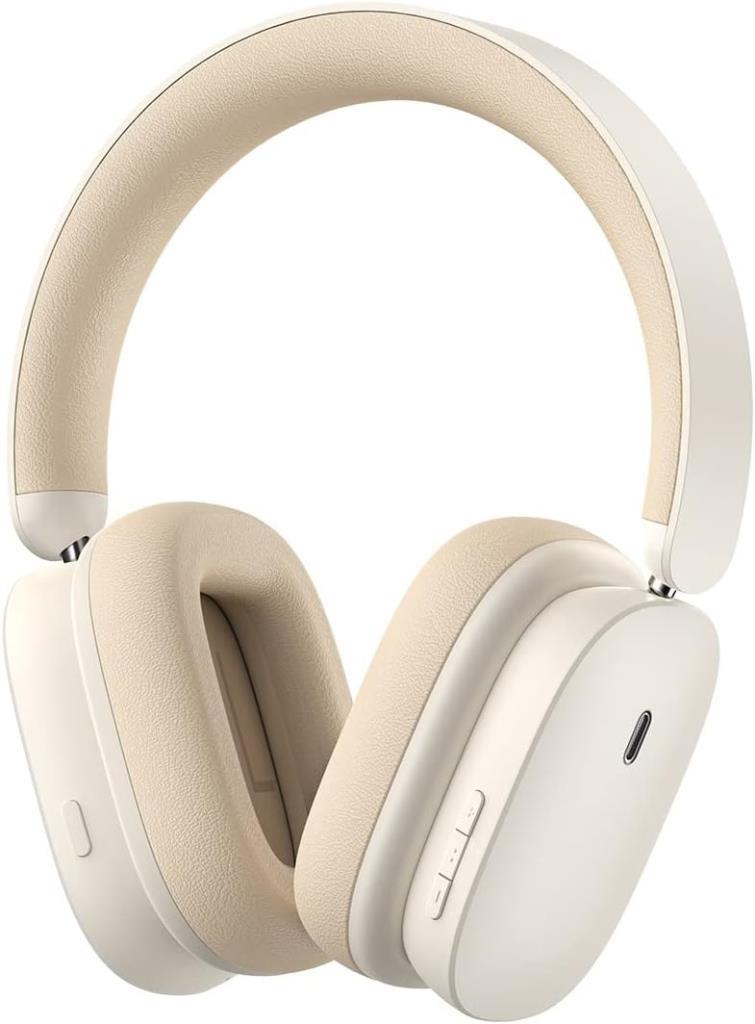 Baseus Bowie H1 ANC Beyaz Kulak Üstü Bluetooth Kulaklık Outlet