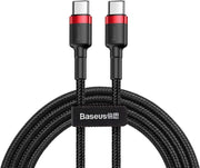 Baseus Cafule Hızlı Şarj Kablosu, Type-C, PD2.0, 3A, 2m, Gri, Siyah - CATKLF-H91 Teşhir