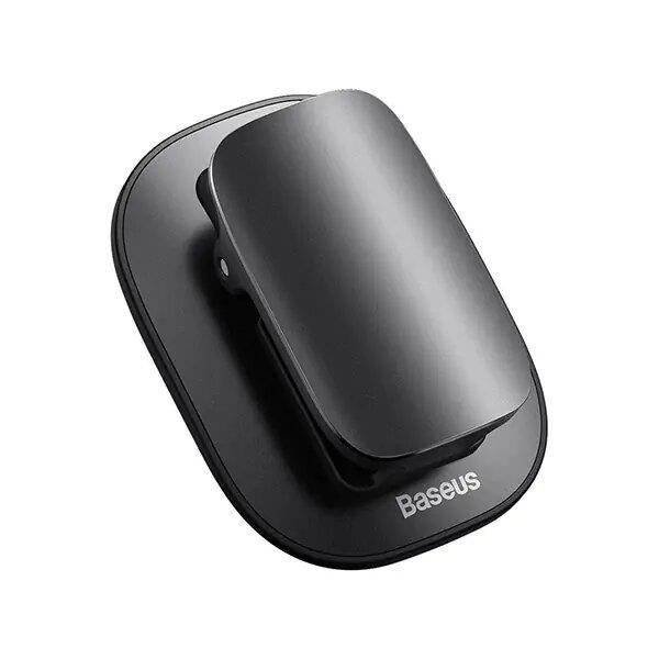 Baseus Car Sun Visor Eyeglasses Clip Holder (Siyah) Güneş Gözlüğü Kart ve Bilet Tutucu Araç İçi Organizer