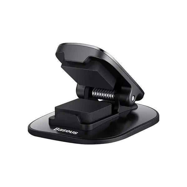 Baseus Car Sun Visor Eyeglasses Clip Holder (Siyah) Güneş Gözlüğü Kart ve Bilet Tutucu Araç İçi Organizer