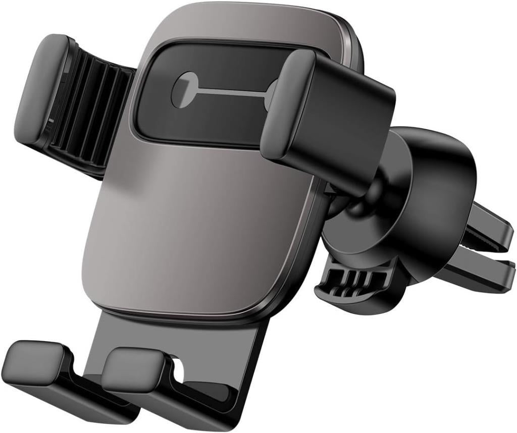 Baseus 2'si 1 Arada, Araç/Otomobil İçi Cep Telefonu Tutucu, Siyah - Mavi, Hem Araç Kalorifer Peteği/Havalandırma Mazgalları/Klima Boşluğuna Hem de Torpido Üstüne Uygun Teşhir