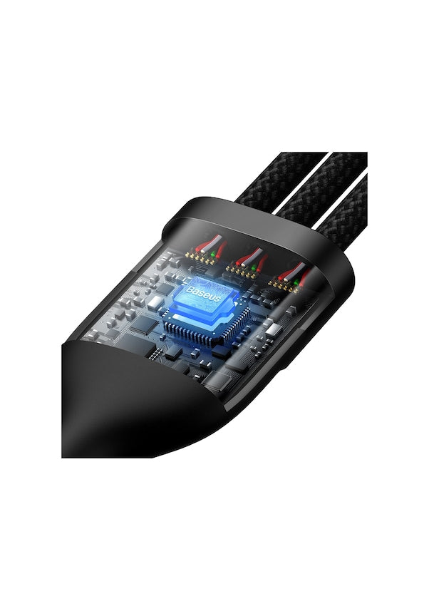 Baseus Flash II 100 W 1.2 m 3in1 Hızlı Şarj Kablosu Outlet