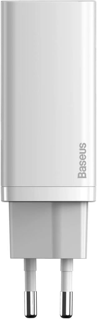 Baseus Gan 2 Lite 65 W Beyaz Hızlı Şarj Adaptörü - Outlet