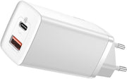 Baseus Gan 2 Lite 65 W Beyaz Hızlı Şarj Adaptörü - Teşhir