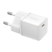 Baseus GaN5S 20W USB-C PD Hızlı Şarj Adaptörü 3A Beyaz Ağ Şarj Cihazı - Outlet