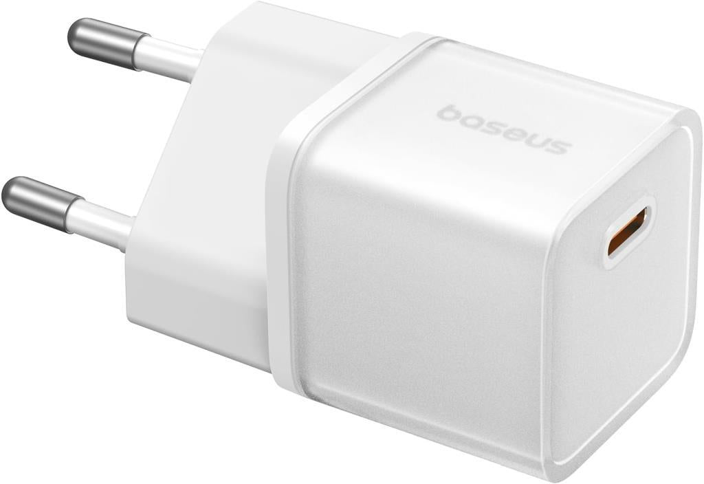 Baseus GaN5S 20W USB-C PD Hızlı Şarj Adaptörü Beyaz