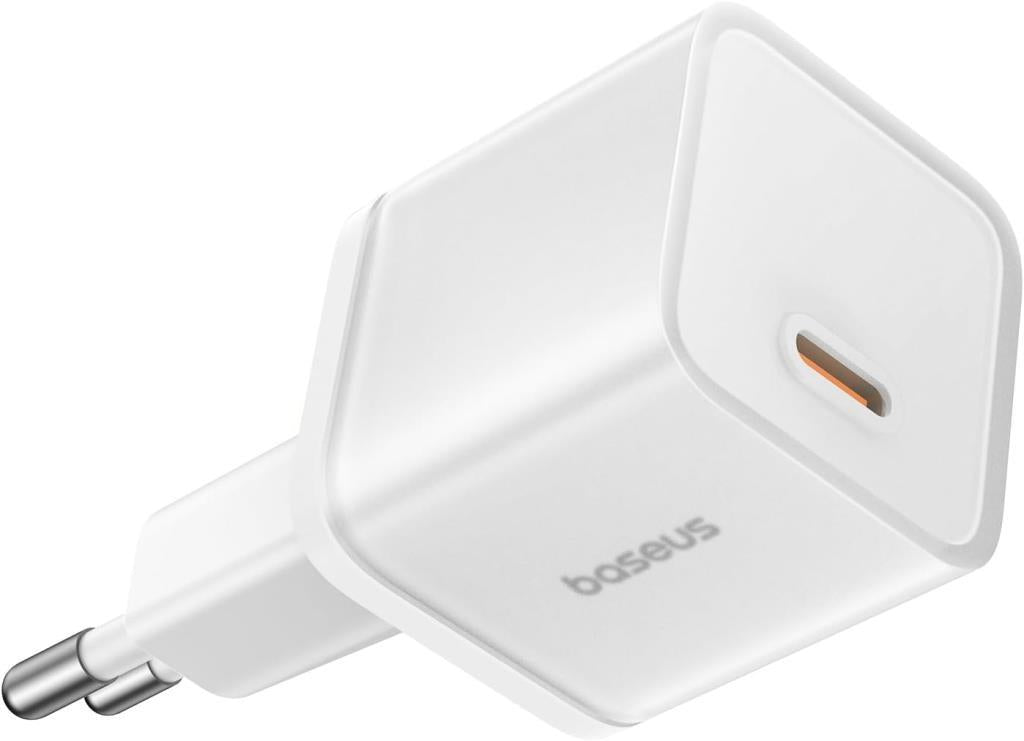 Baseus GaN5S 20W USB-C PD Hızlı Şarj Adaptörü Beyaz