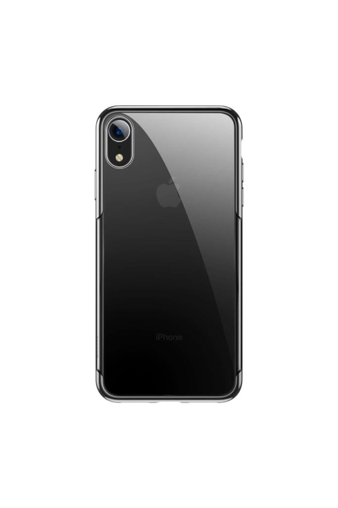 iPhone XR 6.1 İnç Baseus Silikon Kenarlı / Hibrit Koruyucu Kılıf - TEŞHİR