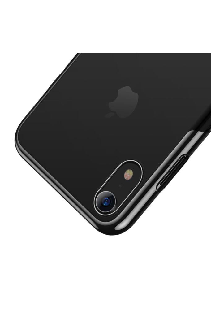 iPhone XR 6.1 İnç Baseus Silikon Kenarlı / Hibrit Koruyucu Kılıf - TEŞHİR
