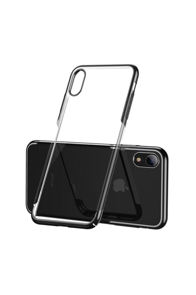 iPhone XR 6.1 İnç Baseus Silikon Kenarlı / Hibrit Koruyucu Kılıf - TEŞHİR
