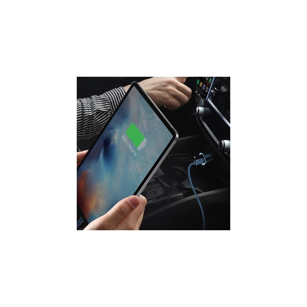 BASEUS Golden Connector Pro U+C 40W Araç Şarjı Koyu Gri