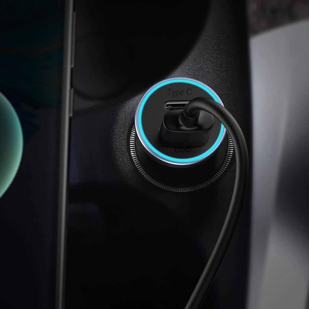 Baseus Golden Contactor Pro 40 W Gri Hızlı Araç Şarj Aleti Teşhir