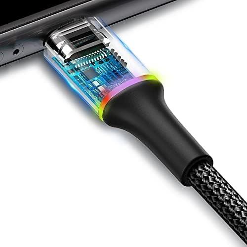 Baseus Halo 2.4A USB-A Lightning 1 Metre Şarj ve Data Kablosu Siyah - Teşhir