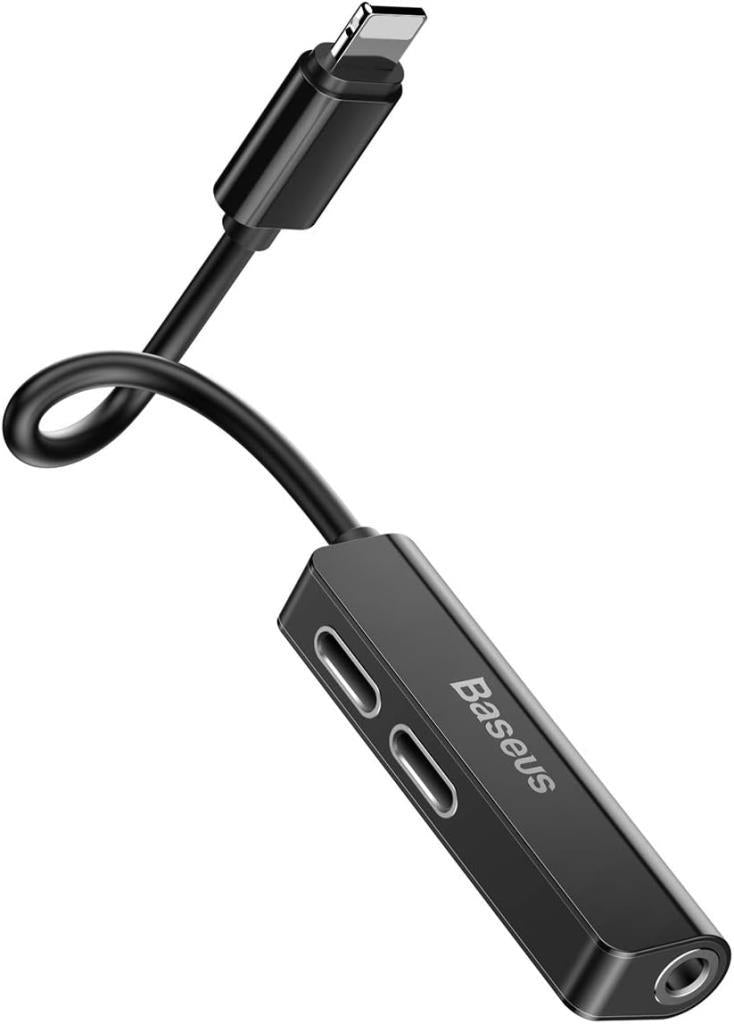 Baseus L52 3in1 Lightning to Lightning 3.5mm Çoklayıcı - Outlet
