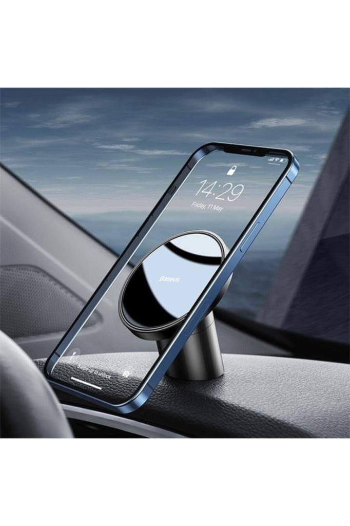 Baseus Magnetic Iphone Için Mıknatıslı Cep Telefonu Araç Tutucu Siyah - TEŞHİR