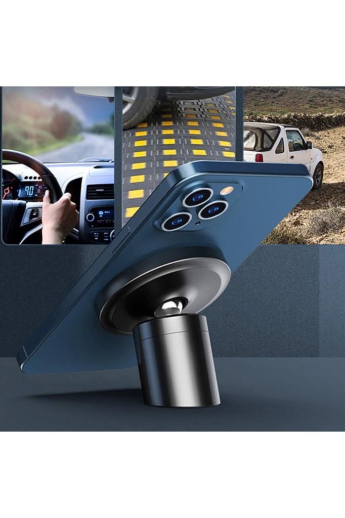 Baseus Magnetic Iphone Için Mıknatıslı Cep Telefonu Araç Tutucu Siyah - TEŞHİR