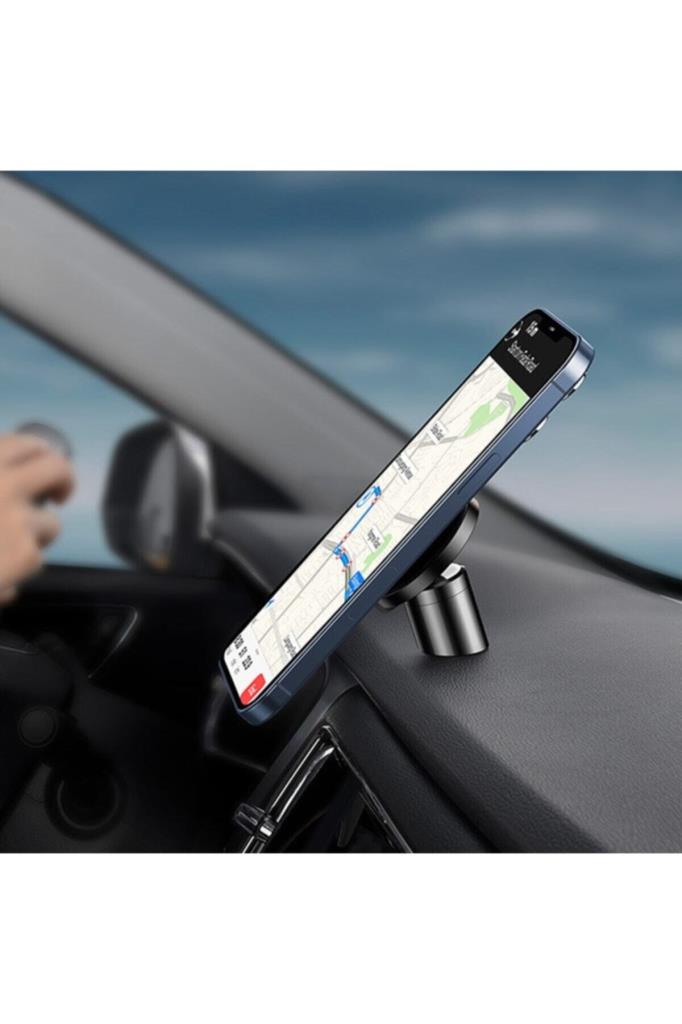 Baseus Magnetic Iphone Için Mıknatıslı Cep Telefonu Araç Tutucu Siyah - TEŞHİR