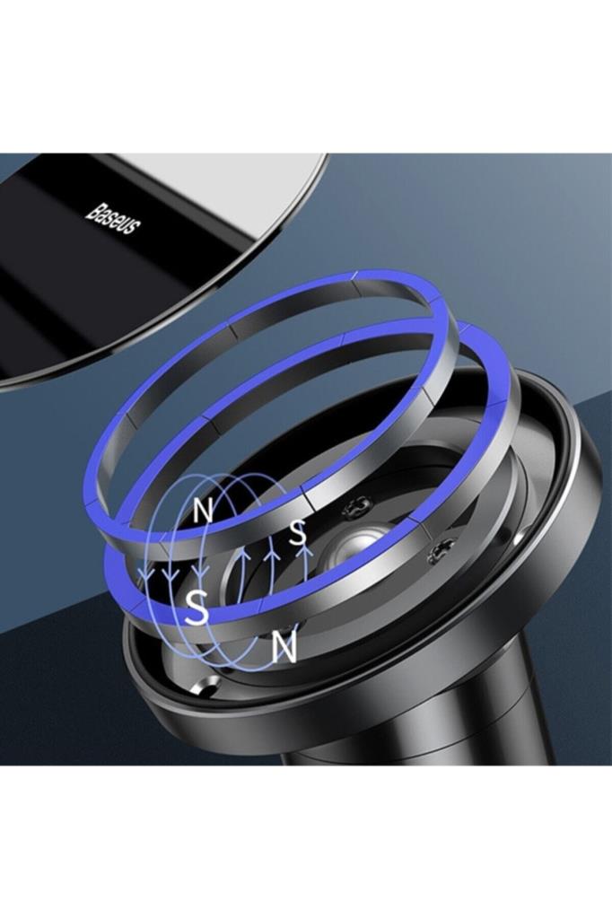 Baseus Magnetic Iphone Için Mıknatıslı Cep Telefonu Araç Tutucu Siyah - TEŞHİR