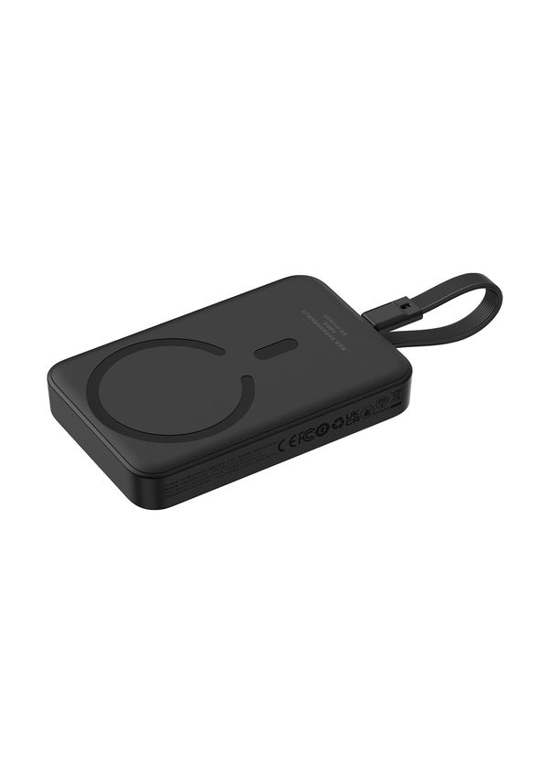 Baseus Magsafe Mini Type-C Kablolu Wireless Powerbank 10.000 mAh 30W-Siyah