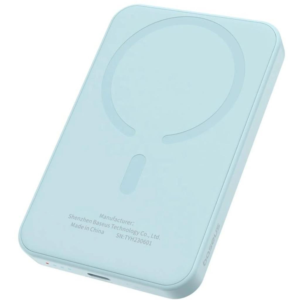 Baseus MgSafe Mini Mavi 5000 mAh Kablosuz Powerbank Outlet